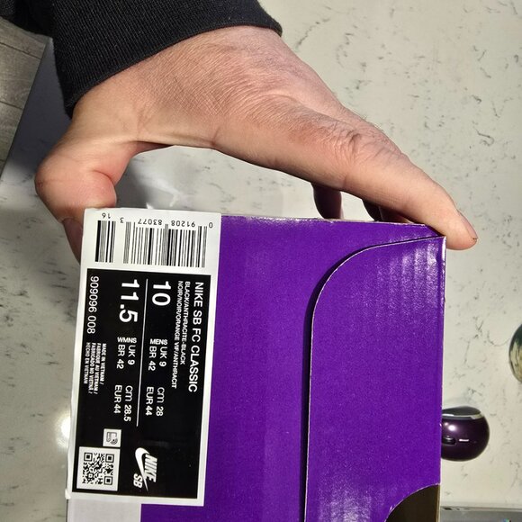 Nike SB FC Classic - Black/Anthracite-Black-Vivid Orange MEN'S 10 NEW IN BOX - Picture 8 of 10